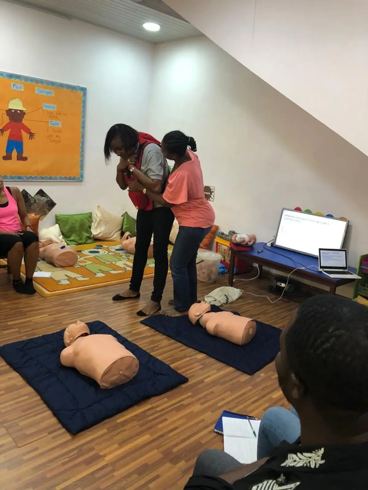 Hands-on CPR practice